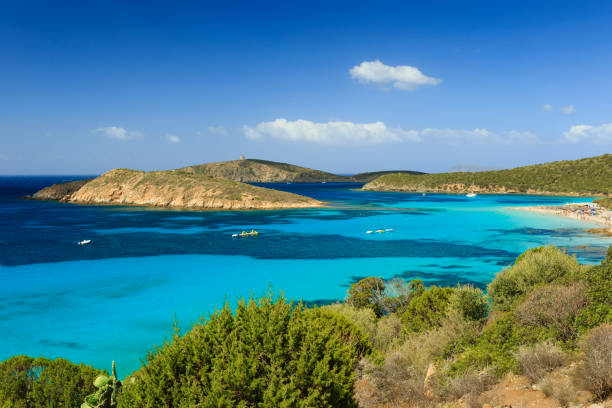 Coastal landscape in the south Sardinia