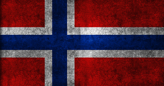 Grunge Flag of Norway