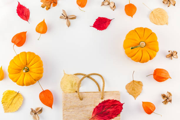 istock Promotion template autumn fall thanksgiving sale 1037648004