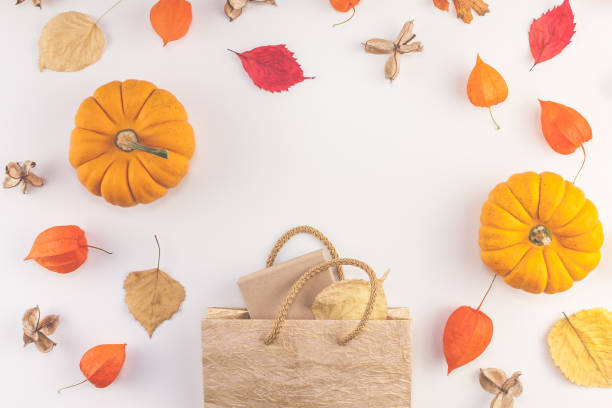 istock Promotion template autumn fall thanksgiving sale 1037648128