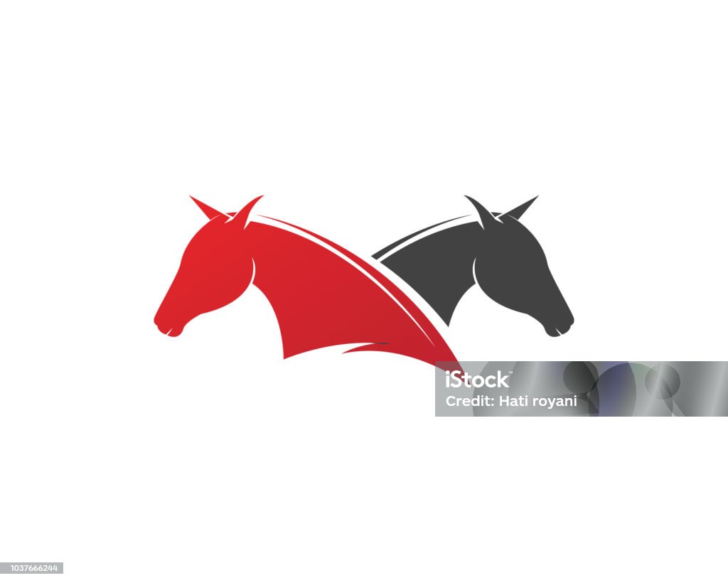 Horse animal logo Horse stock vector