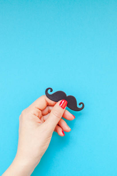 istock Paper moustaches for men fathers dad concept 1037666512