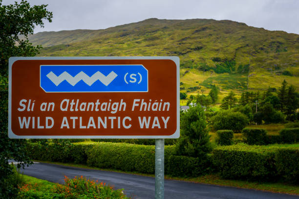 wild atlantic way sign wild atlantic way sign The Wild Atlantic Way stock pictures, royalty-free photos & images