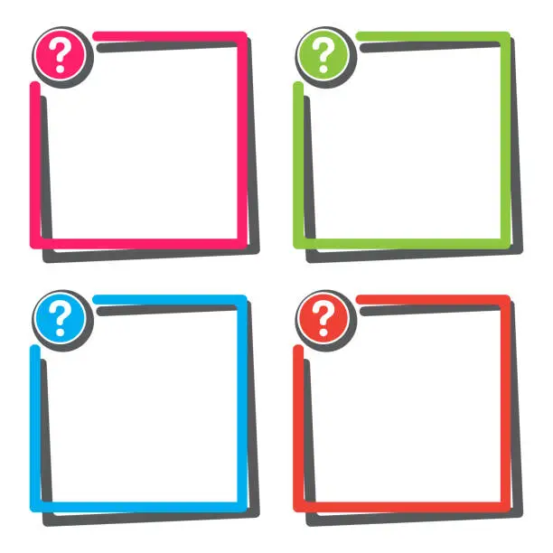 Free question mark page border PSD Templates | FreeImages