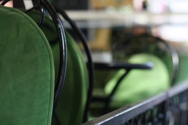 istock Sidewalk cafe outdoor chairs 1037693194