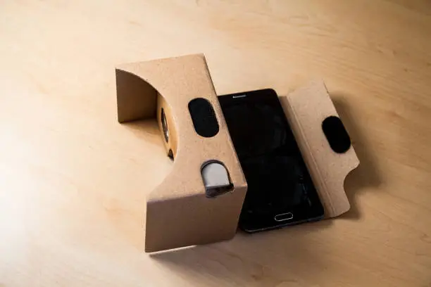 Photo of Virtual reality cardboard