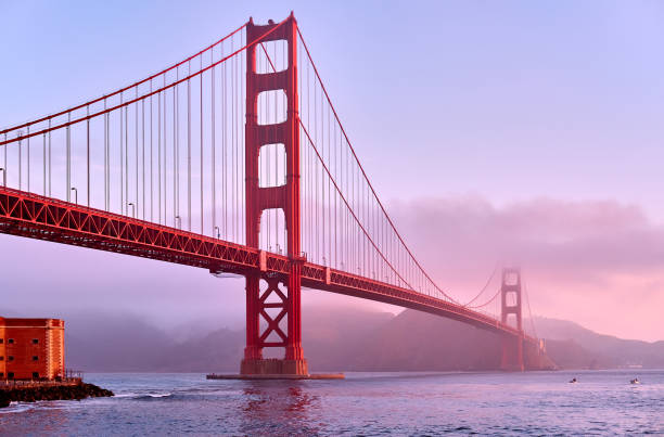 istock Golden Gate Bridge at sunrise, San Francisco, California 1037699872
