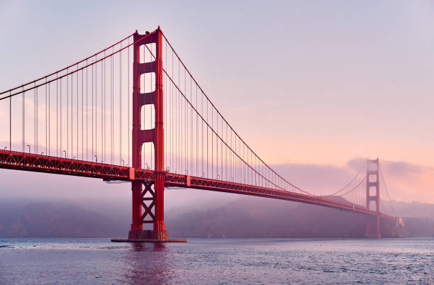 istock Golden Gate Bridge at sunrise, San Francisco, California 1037699878