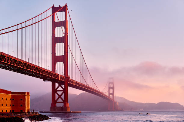 istock Golden Gate Bridge at sunrise, San Francisco, California 1037699900