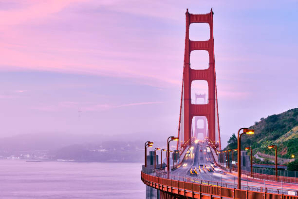 istock Golden Gate Bridge view at sunrise, San Francisco 1037699978