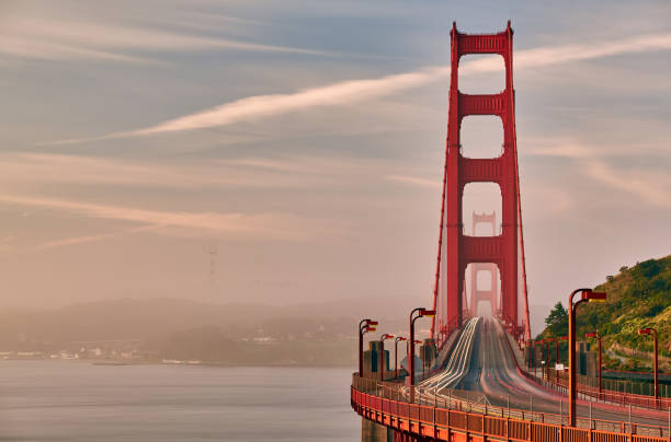 istock Golden Gate Bridge view at sunrise, San Francisco 1037699984