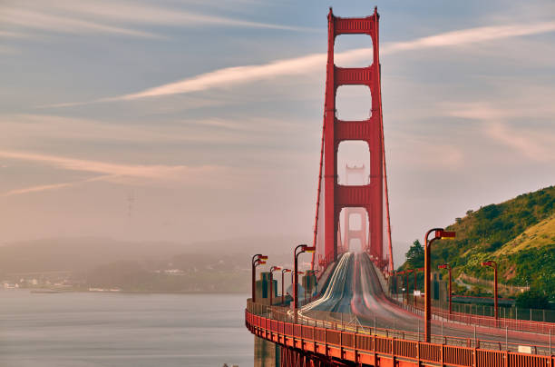 istock Golden Gate Bridge view at sunrise, San Francisco 1037700018