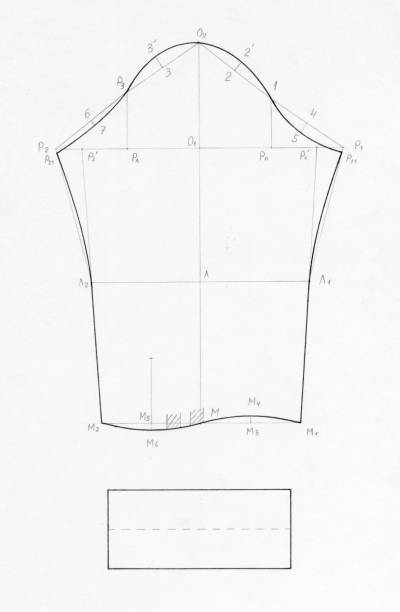 型紙 - sewing pattern ストックフォトと画像