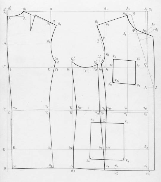 diseño de tejido - sewing pattern fotografías e imágenes de stock