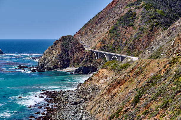 istock Big Creek Bridge on Highway 1, California 1037707414