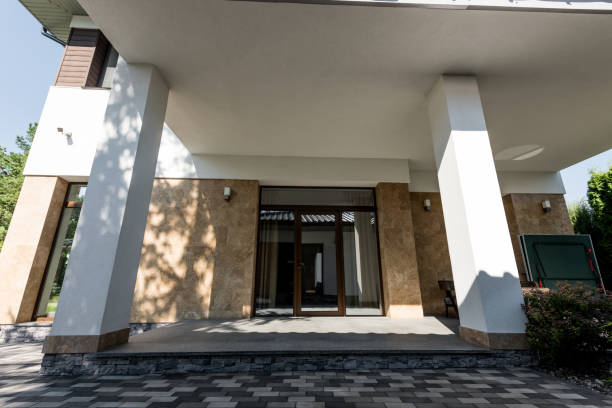 istock facade view of new modern house 1037712954