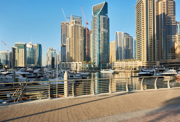 istock Dubai marina skyline in United Arab Emirates 1037719126