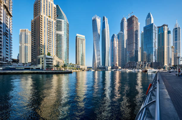 istock Dubai marina skyline in United Arab Emirates 1037719138