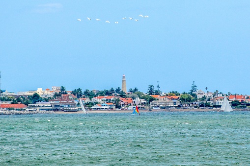 Punta del Este is a city and resort on the Atlantic Coast in the Maldonado Department of southeastern Uruguay.