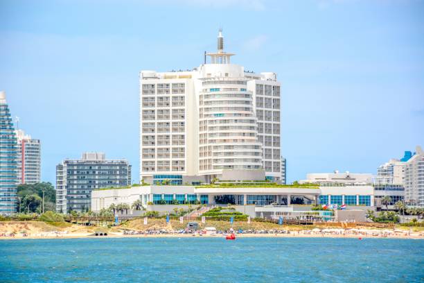 istock Punta del Este bay and beach with its skyline in the background 1037732686