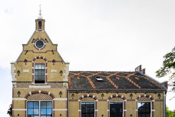 istock old yellow school in Oudewater, The Netherlands 1037738928