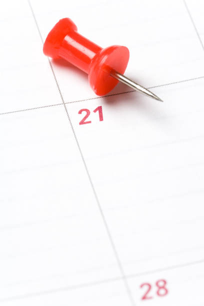 istock Calendar and Thumbtack 1037750838