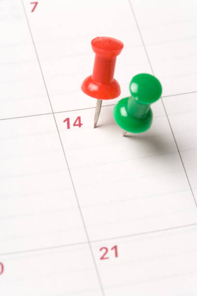 istock Calendar and Thumbtack 1037750866