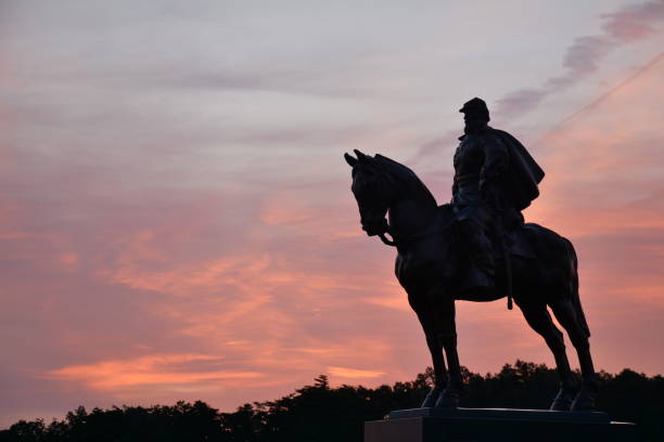 parco nazionale di manassas battlefield - manassas war famous place park foto e immagini stock