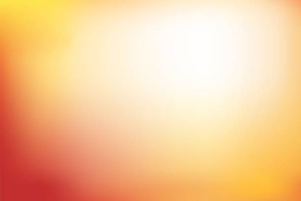 абстрактный размытый фон в красном, оранжевом и желтом тоне - backgrounds abstract defocused light stock illustrations