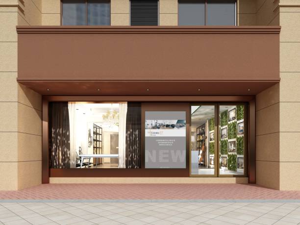 istock 3D render of store in shopping mall 1037759634