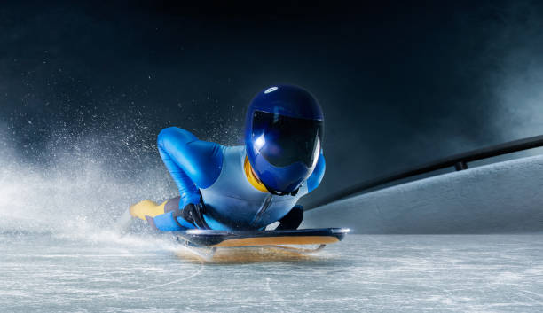 skeleton sport - sport winter speed skating speed zdjęcia i obrazy z banku zdjęć