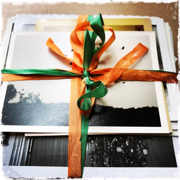 istock Old Photos tied with Ribbon 1037787566