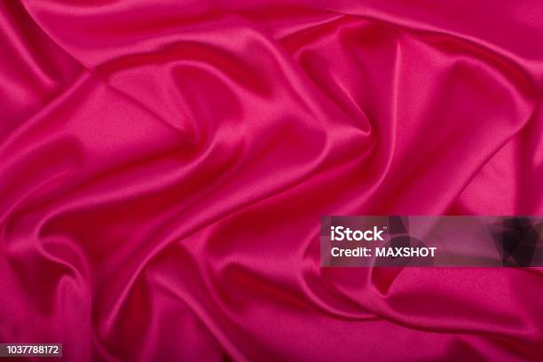 Pink Artistic Fabric Texture Stock Photo - Download Image Now - Pink Color, Silk, Sheet - Bedding