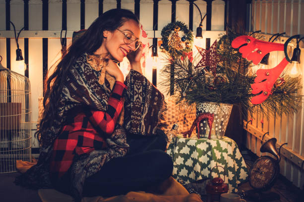 istock Christmas time with your pet 1037795290