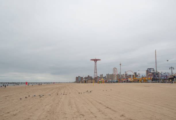 istock Coney Island view from Beach 1037811222