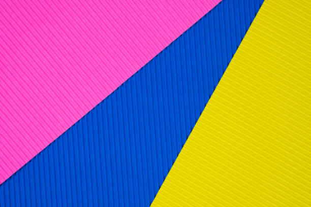 istock Multi coloured corrugated paper texture, use for background. vivid colour with empty space for add text or object. 1037812152