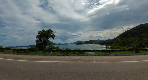istock Beach, road and summer landscape 1037825660