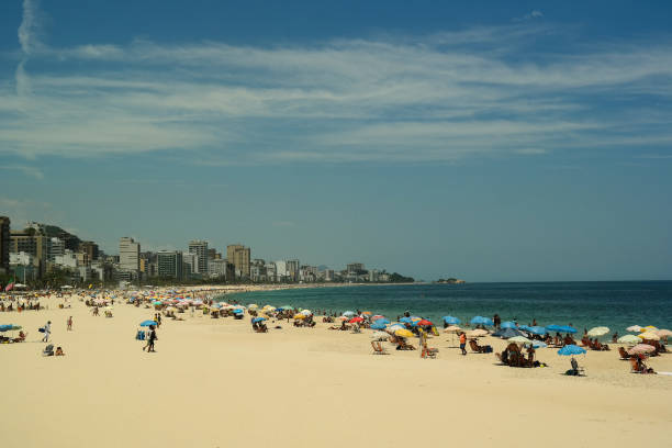 Summer beach day in Rio de Janeiro (Leblon - Brazil)