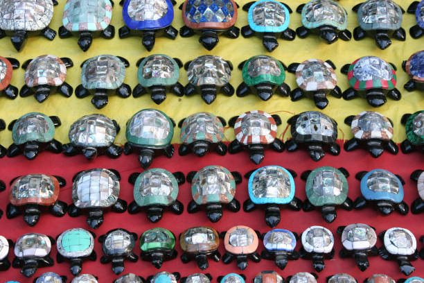 Painted Rock Turtles at Market