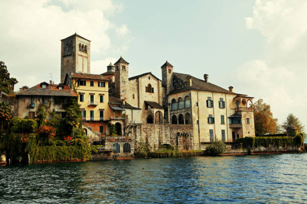 istock San Giulio Island seen from the lake 1037856022