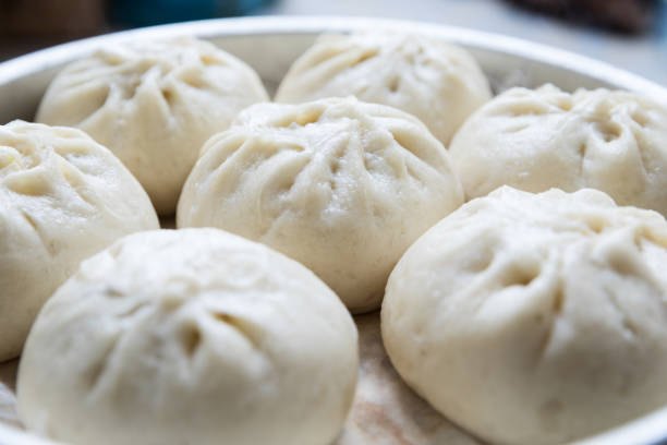 istock Home-made Chinese steamed bun (Baozi) Close-up 1037866114