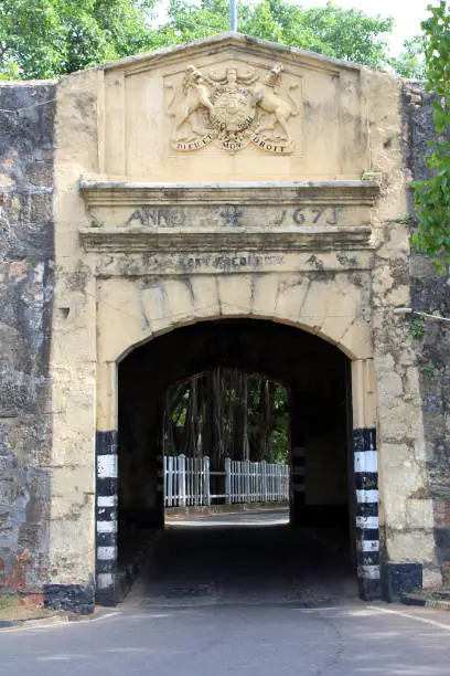 Photo of The entrance gate of Fort Frederick in Trincomalee