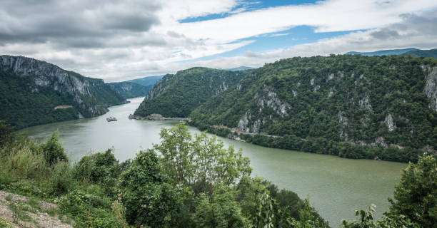 istock Panoramic view of the Danube River from Golo Brdo, Serbia 1037926982