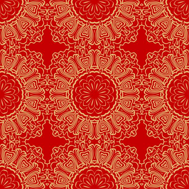 istock Ornamental ethnic seamless pattern. For fashion design, shawl, textile, bandanna, print, invitation card. Vector illustration. 1037930486