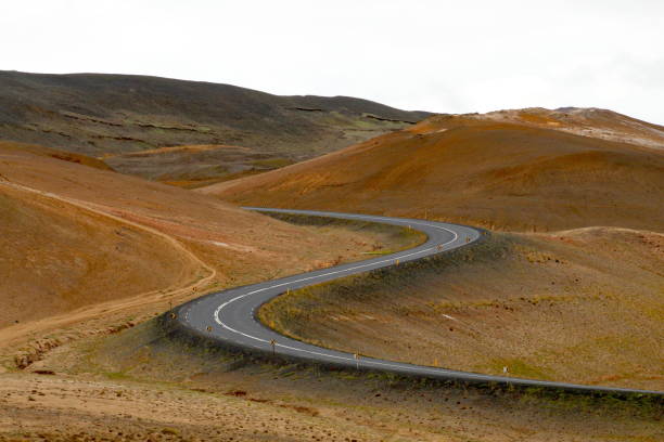istock Road to nowhere, Iceland. 1037951586
