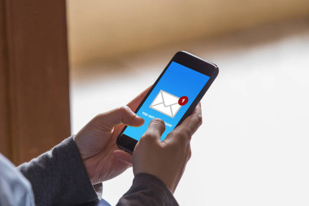 istock You got a message on smartphone screen concept 1037961982