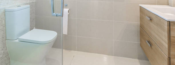 istock Modern tap and sink in a bathroom 1037999264