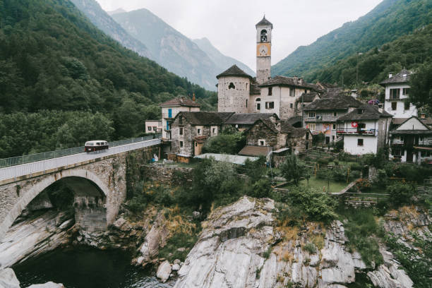 istock Scenic view of Lavertezzo village 1038011848