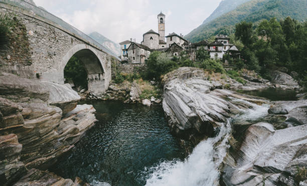 istock Scenic view of Lavertezzo village 1038011854