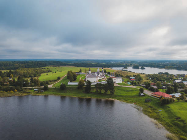istock Ferapontov Monastery. Vologda. Russian landscape 1038029832